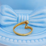Load image into Gallery viewer, 9K Gold Twisted Ring for Daily Wear, Office Wear Caia