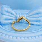 Load image into Gallery viewer, 9K Gold Twisted Ring for Daily Wear, Office Wear