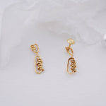 Load image into Gallery viewer, 9K Gold Drop Earrings Caia