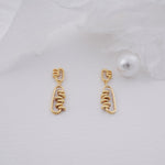 Load image into Gallery viewer, 9K Gold Drop Earrings Caia