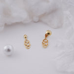 Load image into Gallery viewer, 9K Gold Drop Earrings Caia