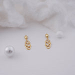 Load image into Gallery viewer, 9K Gold Drop Earrings Caia