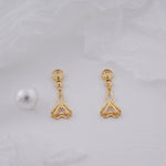 Load image into Gallery viewer, 9K Gold Drop Earrings