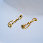 Load image into Gallery viewer, 9K Gold Drop Earrings for Daily Wear, Office Wear Caia