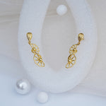 Load image into Gallery viewer, 9K Gold Drop Earrings for Daily Wear, Office Wear