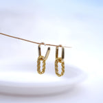 Load image into Gallery viewer, 9K Gold Drop Earrings