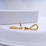 Load image into Gallery viewer, 9K Gold Drop Earrings