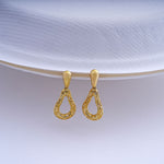 Load image into Gallery viewer, 9K Gold Drop Earrings