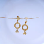 Load image into Gallery viewer, 9K Gold Drop Earrings