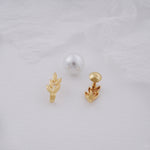 Load image into Gallery viewer, 9K Gold Stud Earrings