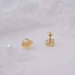 Load image into Gallery viewer, 9K Gold Stud Earrings Caia