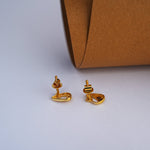 Load image into Gallery viewer, 9K Gold Stud Earrings for Daily wear Caia