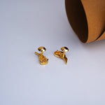 Load image into Gallery viewer, 9K Gold Stud Earrings for Daily wear Caia