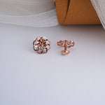 Load image into Gallery viewer, 9K Rose Gold Stud Earrings for Daily wear Caia
