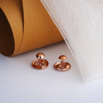 Load image into Gallery viewer, 9K Rose Gold Stud Earrings for Daily wear