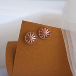 Load image into Gallery viewer, 9K Rose Gold Stud Earrings for Daily wear Caia