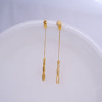 Load image into Gallery viewer, 9K Gold Drop Earrings