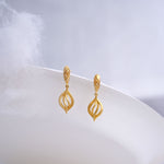 Load image into Gallery viewer, 9K Gold Drop Earrings