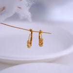 Load image into Gallery viewer, 9K Gold Hugging Earrings Caia