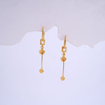 Load image into Gallery viewer, 9K Gold Hoop Earrings with Detachable Hangings Caia