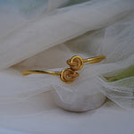 Load image into Gallery viewer, 9K Gold Oval Bangle for Office Wear Caia
