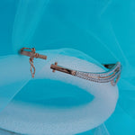 Load image into Gallery viewer, 9K Rose Gold Oval Bangle