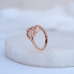 Load image into Gallery viewer, 9K Rose Gold Floral Ring Caia