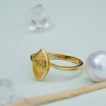 Load image into Gallery viewer, 9K Gold Eye Shaped Ring for Office Wear Caia