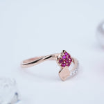 Load image into Gallery viewer, 9K Gold Ring with Multicolour Stones Caia