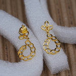 Load image into Gallery viewer, 9K Gold Drop Earrings for Office Wear