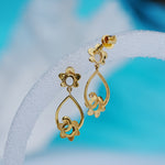 Load image into Gallery viewer, 9K Gold Drop Earrings