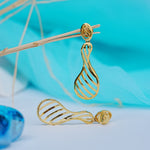 Load image into Gallery viewer, 9K Gold Drop Earrings