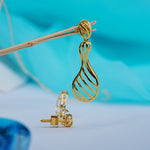 Load image into Gallery viewer, 9K Gold Drop Earrings