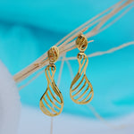 Load image into Gallery viewer, 9K Gold Drop Earrings