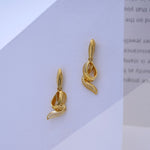 Load image into Gallery viewer, 9K Gold Drop Earrings