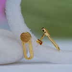 Load image into Gallery viewer, 9K Gold Stud Earrings for Office Wear, Daily Wear Caia