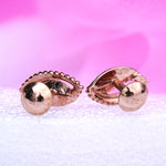 Load image into Gallery viewer, 9K Rose Gold Stud Earrings