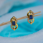 Load image into Gallery viewer, 9K Gold Stud Earrings