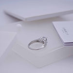 Load image into Gallery viewer, 925 Silver Ring with Swarovski Stone