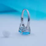 Load image into Gallery viewer, 925 Silver Ring with Swarovski Stone SEO Silver