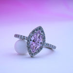 Load image into Gallery viewer, 925 Silver Ring with Swarovski Stone SEO Silver