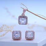 Load image into Gallery viewer, 925 Silver Pendant with matching pair of Stud