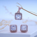 Load image into Gallery viewer, 925 Silver Pendant with matching pair of Stud SEO Silver