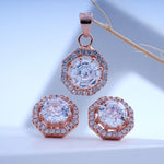 Load image into Gallery viewer, 925 Silver Pendant with Matching pair of stud SEO Silver