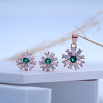 Load image into Gallery viewer, 925 Silver Pendant with matching pair of stud