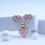 Load image into Gallery viewer, 925 Silver Pendant with matching pair of stud SEO Silver