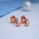 Load image into Gallery viewer, 925 Silver Stud Earrings SEO Silver