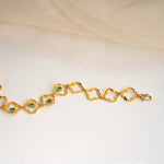 Load image into Gallery viewer, 9K Gold Bracelet with Multicolour Stones
