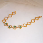 Load image into Gallery viewer, 9K Gold Bracelet with Multicolour Stones
