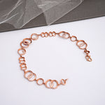 Load image into Gallery viewer, 9K Rose Gold Bracelet with Multicolour Stones
